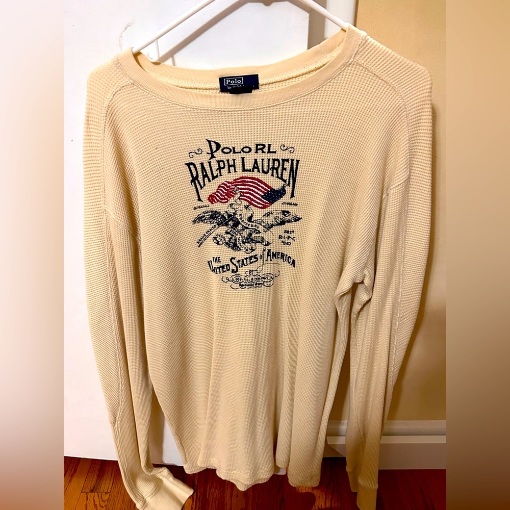 BRAND NEW POLO RALPH LAUREN SIZE XL (18-20) THERMAL WITH PRINT. CONDITIO…